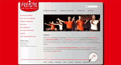 Desktop Screenshot of freistil-theater.de